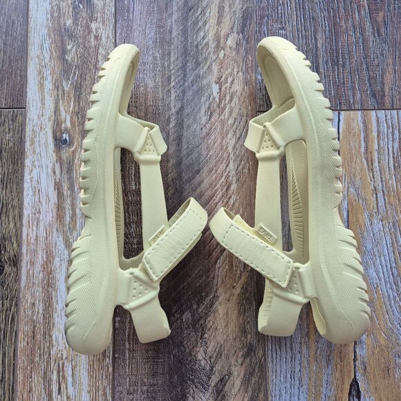 Teva Hurricane Drift Water Sport Sandals Lightweight Hook/Loop Yellow - Picture 7 of 10